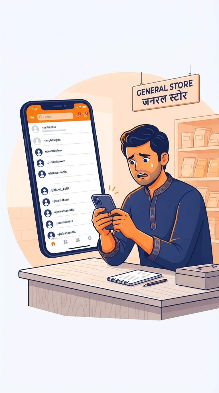 A shop owner overwhelmed managing orders and prices manually over chat messages